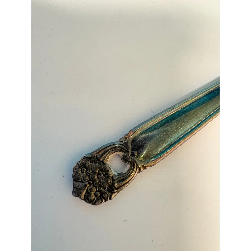 1847 Rogers Bros Daffodil Silverplate Cocktail Seafood Fork Vintage‎ 4.5 Inch